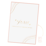 Flash Tattoos Island Brights temporary tattoo set includes a complimentary Flash off tattoo remover wipe