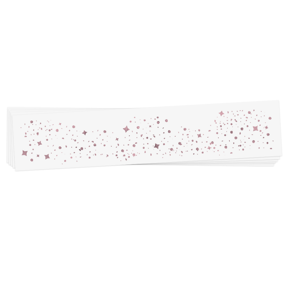 Sparkle and shine in the limited edition GALACTIC PINK FACE FRECKLES. Made with pink metallic foil these stardust speckle patches are ready to party.