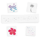 Sparkle all summer long in the 'Island Brights Variety Set' featuring 25 temporary tattoos  in five assorted beachy styles! #FLASHTAT @flashtattoos