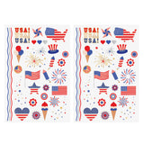 Flash Tattoos USA pack features two mini sheets with 52 metallic temporary tattoos. #FLASHTAT @FlashTattoos
