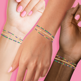 MARDI GRAS BEADS BRACELET