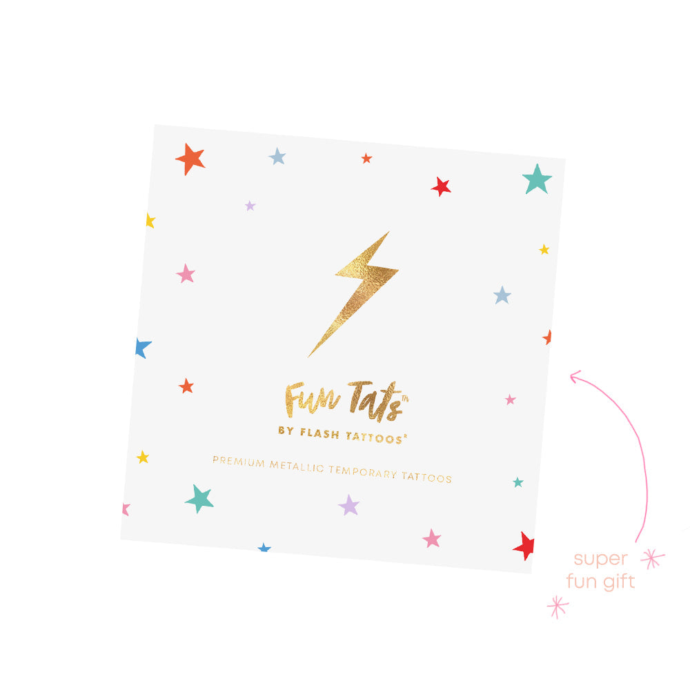 Fun Tats by Flash Tattoos temporary tattoo packaging