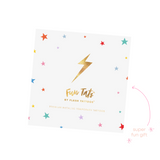 Flash Tattoos Merry and Bright temporary tattoo set includes a complimentary Flash off tattoo remover wipe @FlashTattoos