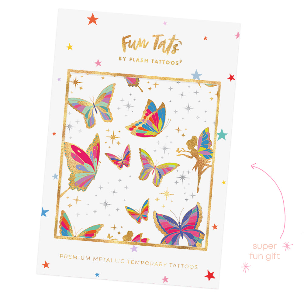 Fun Tats Butterfly Garden pack is a great gift kids @FlashTattoos