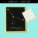 Send a luxe zodiac greeting card with exclusive constellation metallic gold Flash Tattoo to all the superstars in your life. For the ultimate gift add custom printed message with your special sentiment and pair with one of our amazing Flash Tattoos packs. Perfect for any occasion! #flashtat @FlashTattoos