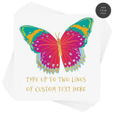 Create your custom Butterfly Bold tattoo in minutes by easily adding your personalized text in the font and color of your choice.