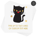 BLACK CAT PERSONALIZED