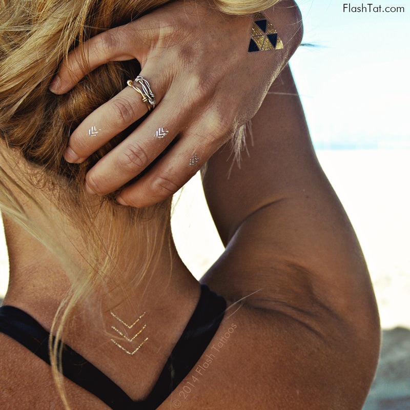 Dakota four sheet womens jewelry inspired temporary tattoos