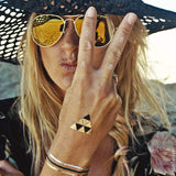 The Dakota collection - 4 sheet pack includes over 43 assorted geometric and contrasting designs that are great to wear on your hands, wrists, feet, and more!