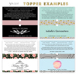 Topper examples for temporary Flash Tattoos Custom Mini Pack. #Flashtat @FlashTattoos