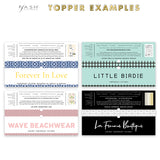 Topper examples for temporary Flash Tattoos Custom 6"x9" pack.  #Flashtat @FlashTattoos