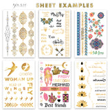 Our pack includes single sheet of personalized designs and semi-custom topper.  Prefect for any retailer looking for unique marketing opportunities!  #Flashtat @FlashTattoos