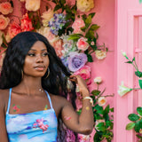 Summer Lovin' temporary tattoo Variety Set' - flamingo, pineapple, hibiscus flower, starry freckles, gold palm tree. #FLASHTAT @flashtattoos