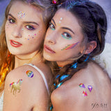 Peace, love, rainbows and unicorns...totally obsessed with FOREVER RAINBOW Flash Tattoos!