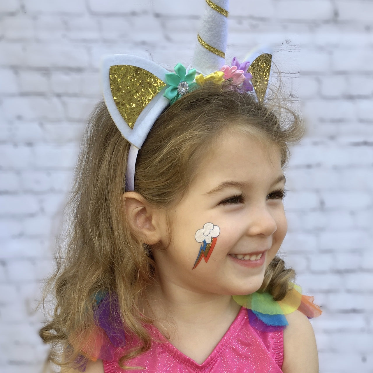 Cutie Marks Variety Pack - includes 30 colorful tats in five festive and fun designs.