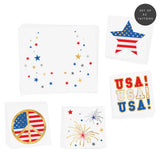 American Spirit metallic temporary tattoos are festive and fun Olympic inspired sparkle!