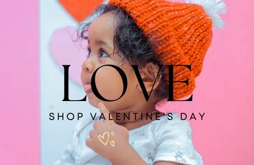 Love, shop Valentine's Day inspired temporary tattoos for kids