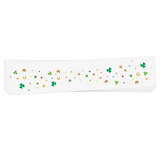 St. Patrick's inspired metallic freckle foil Flash Tattoo featuring mini rainbows, stars, shamrocks and horseshoes. 
