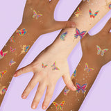 Flash Tattoos Butterfly Garden kids temporary tattoo pack. Over 62 metallic kids magical fairy inspired tattoo stickers @FlashTattoos