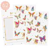 Sparkle in the two sheet Butterfly Garden kids temporary tattoo pack. 62 temporary kids tattoo butterfly and fairy stickers @FlashTattoos