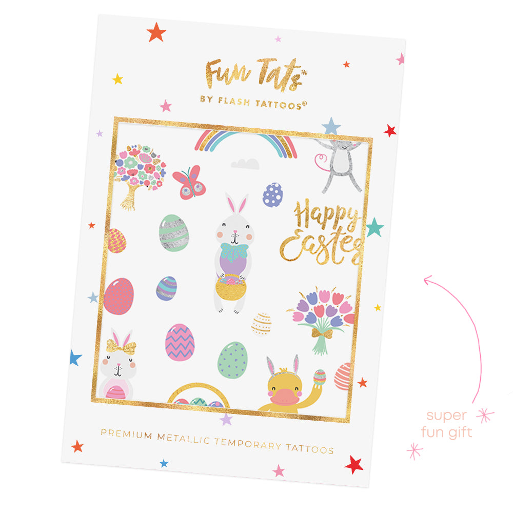 Fun Tats Easter pack are a super fun gift for kids @FlashTattoos