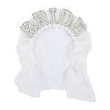 Blushing Bride Novelty Headband