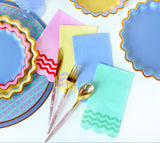Ric Rac Rainbow Guest Napkins (16 ct)