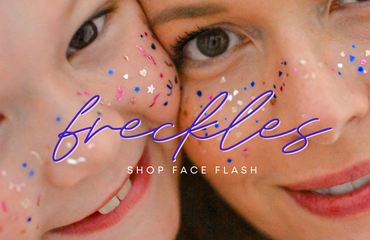 Shop Flash Tattoos metallic freckle face flash