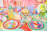 Rainbow Ric Rac Assorted Dessert Plates (10 count)