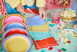 Rainbow Ric Rac Assorted Dessert Plates (10 count)