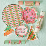 Holly Jolly Holiday Crackers (Set of 6)
