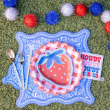 Red, White & Berry Dessert Plate (10 ct)