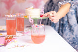 Confetti Bunny Acrylic Drink Stirrers (4 ct)