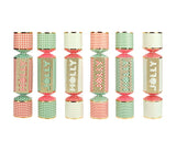 Holly Jolly Holiday Crackers (Set of 6)