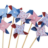 Mini Pinwheel Cake Toppers (8 ct)