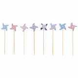 Mini Pinwheel Cake Toppers (8 ct)
