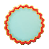 Rainbow Ric Rac Assorted Dessert Plates (10 count)