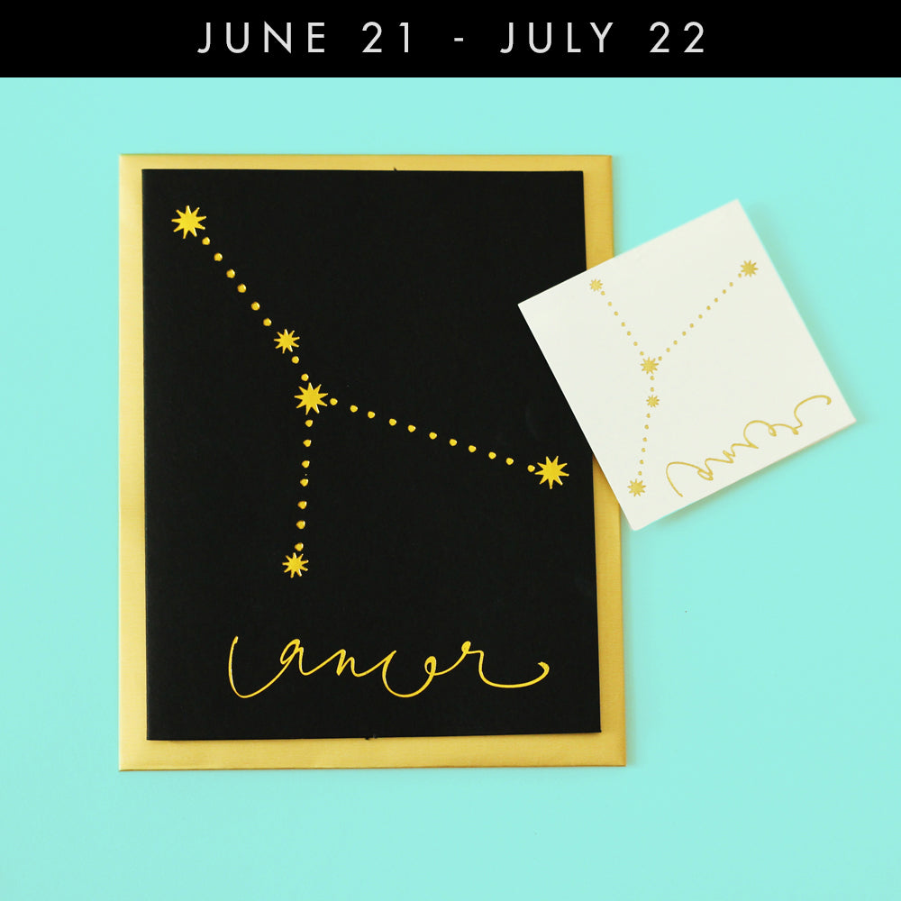 Send a luxe zodiac greeting card with exclusive constellation metallic gold Flash Tattoo to all the superstars in your life. For the ultimate gift add custom printed message with your special sentiment and pair with one of our amazing Flash Tattoos packs. Perfect for any occasion! #flashtat @FlashTattoos