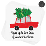CHRISTMAS TREE CAR PERSONALIZED