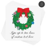CHRISTMAS WREATH PERSONALIZED