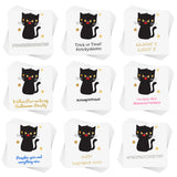 Design your own Black Cat Halloween temporary tattoo. The perfect Halloween party favor!