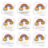 Personalize the Rainbow Doodle kids temporary tattoo. The perfect addition for birthday parties, events, celebrations and more