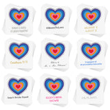 The Heart Beats semi-custom temporary tattoo is the perfect wedding shower or party favor. Customize for your big day! 