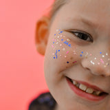 Sparkle in the Confetti pack! Fun and festive kids metallic face tattoos @FlashTattoos