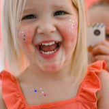 The metallic confetti kids pack features fun and festive birthday inspired tattoo designs! @FlashTattoos