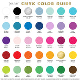 Flash Tattoos color chart guide for custom products.   #Flashtat @FlashTattoos
