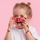 Add a touch of sweetness with the 'Summer Strawberries' kids  tattoo by @FlashTattoos #FLASHTAT