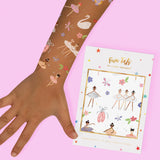 Fun Tats by Flash Tattoos Ballerina two sheet pack is the perfect ballet inspired gift. @FlashTattoos