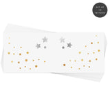 Set of 10 'STARRY FRECKLES' metallic gold and silver face temporary tattoos. @FlashTattoos #FLASHTAT