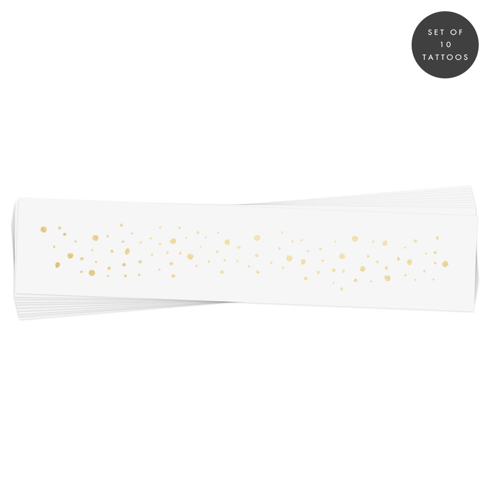 SUNKISSED GOLD FRECKLES' set of ten temporary freckles tattoos @FlashTattoos #FLASHTAT